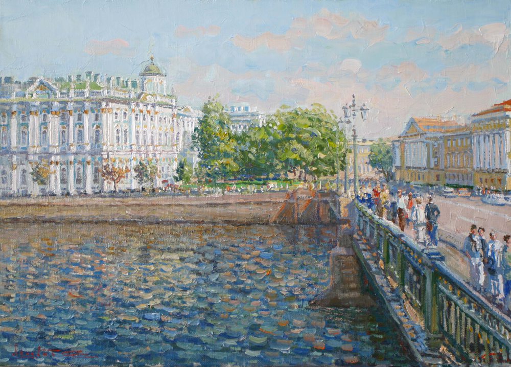 Oil painting on canvas ❀ Hermitage