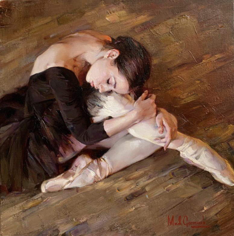 Oil painting on canvas ❀  Ballerina