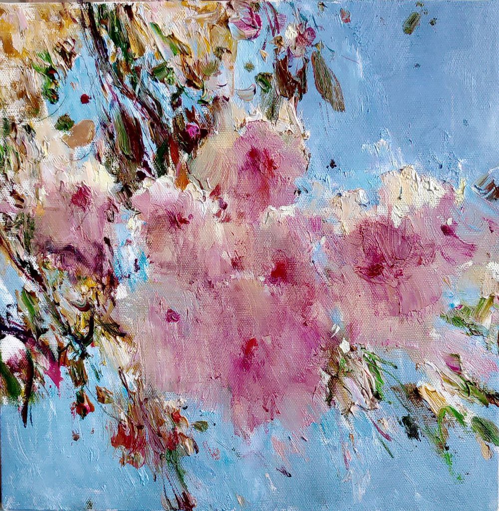 Oil painting on canvas ❀ Sakura