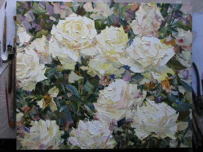 Roses - oil painting