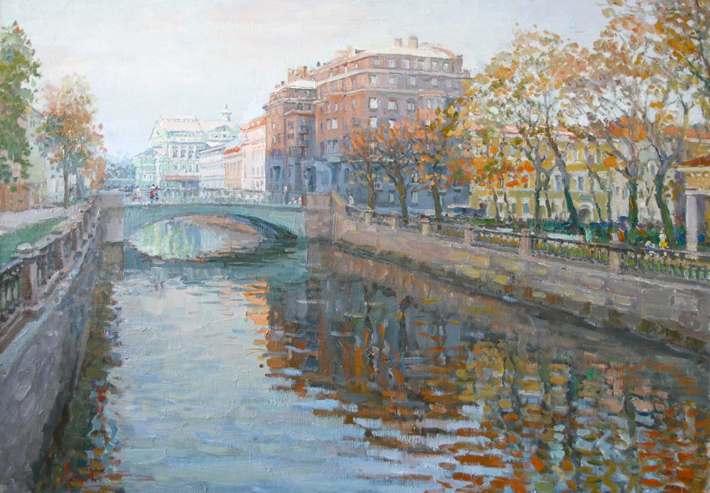 Oil painting on canvas ❀ Autumn Kryukov channel