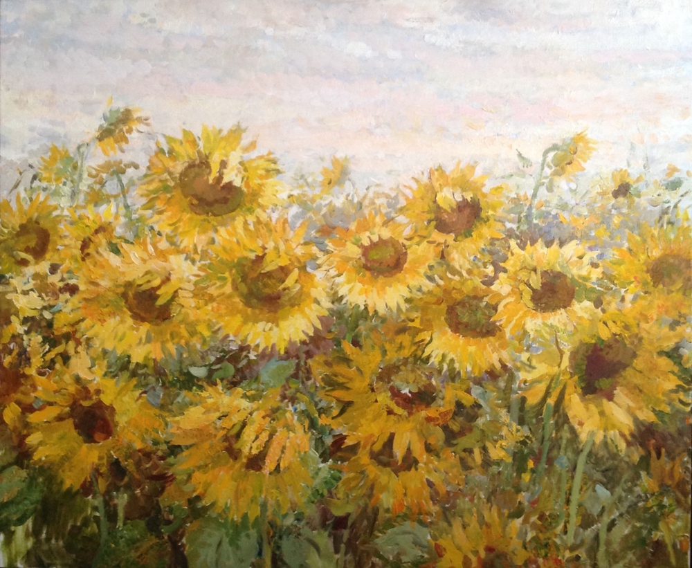 Oil painting on canvas ❀ Sunflowers