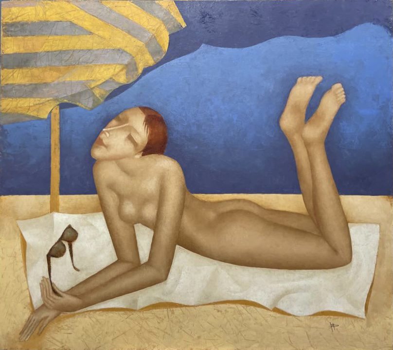 Oil painting on canvas ❀ Kosa tulza