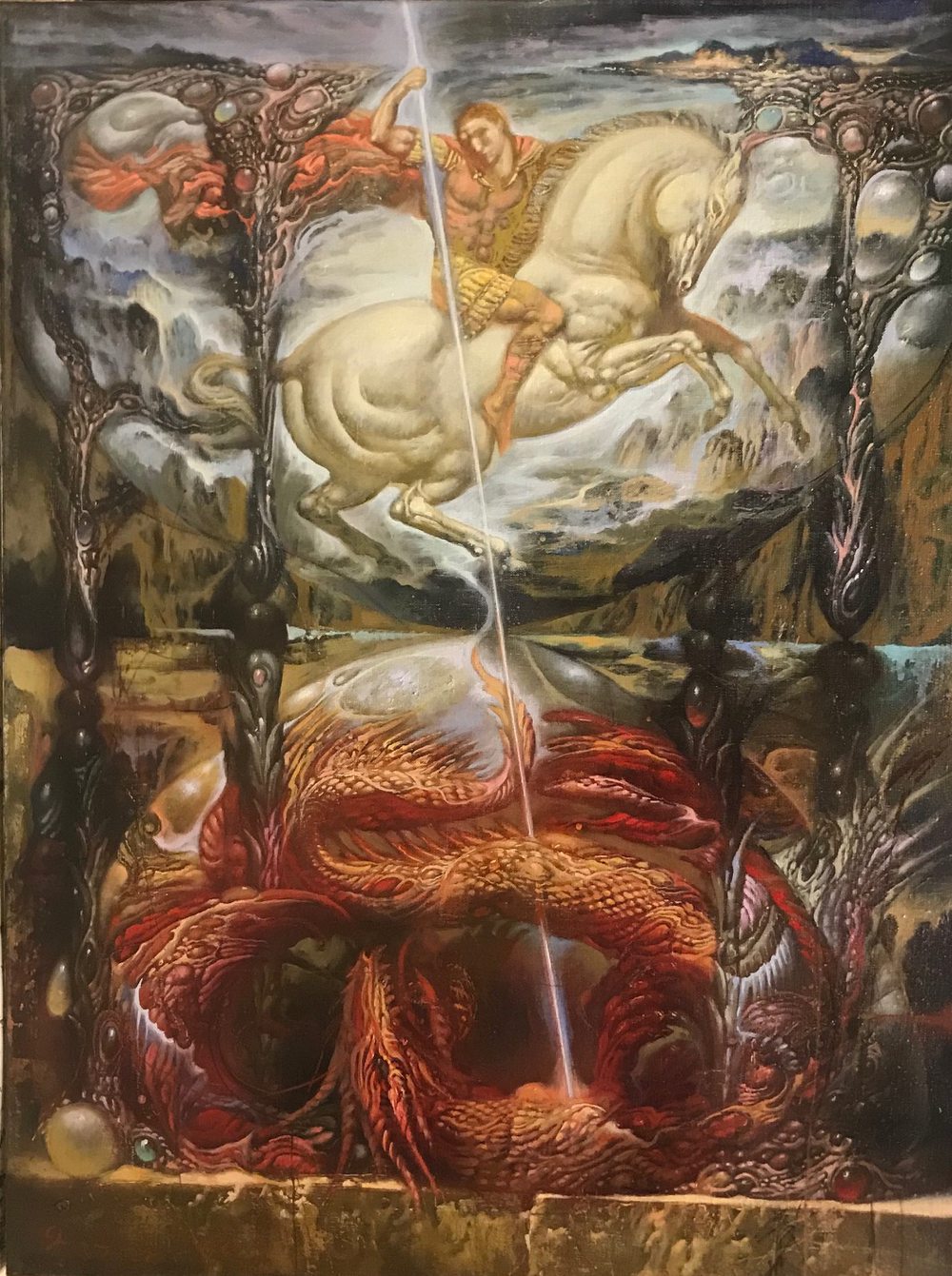 Картина маслом на холсте ❀ Уроборус